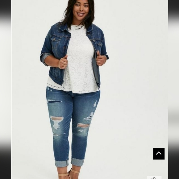 torrid Tops - Torrid White High Neck Tank Sz 1